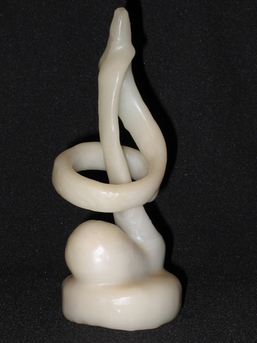 Sculpture en cire : Clé de Sol