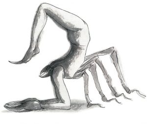 posture du scorpion en yoga