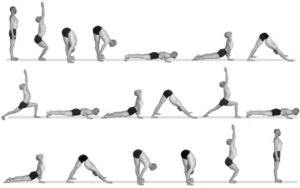 Ashtanga vinyasa yoga salutation 2