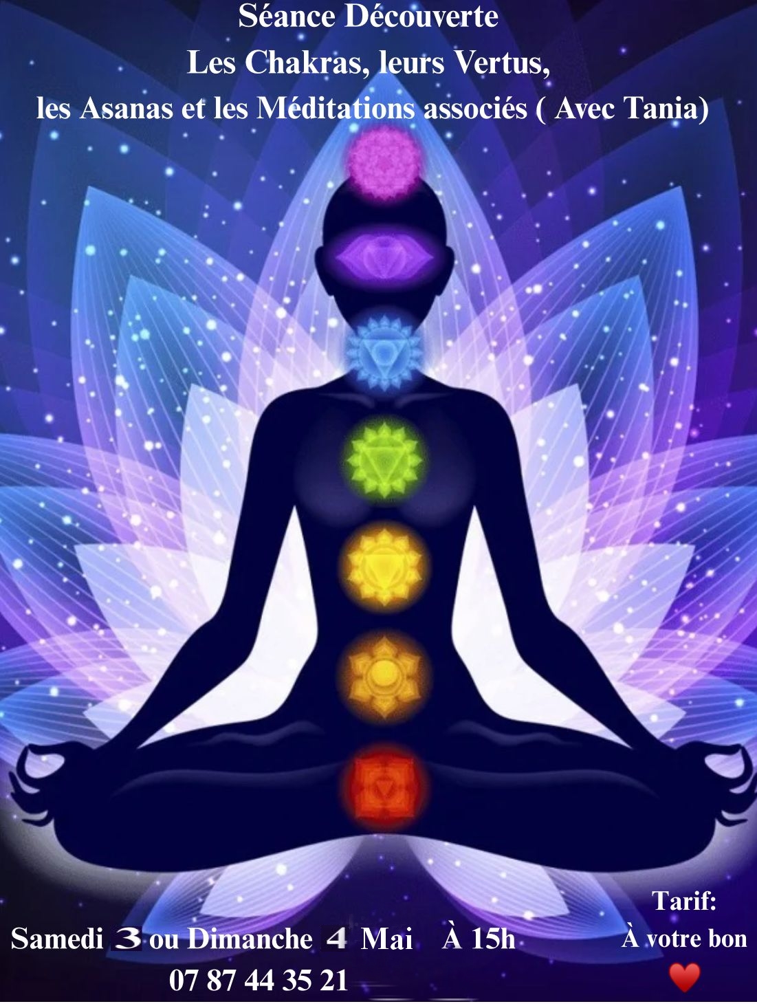 Yoga Chakras avec Tania
